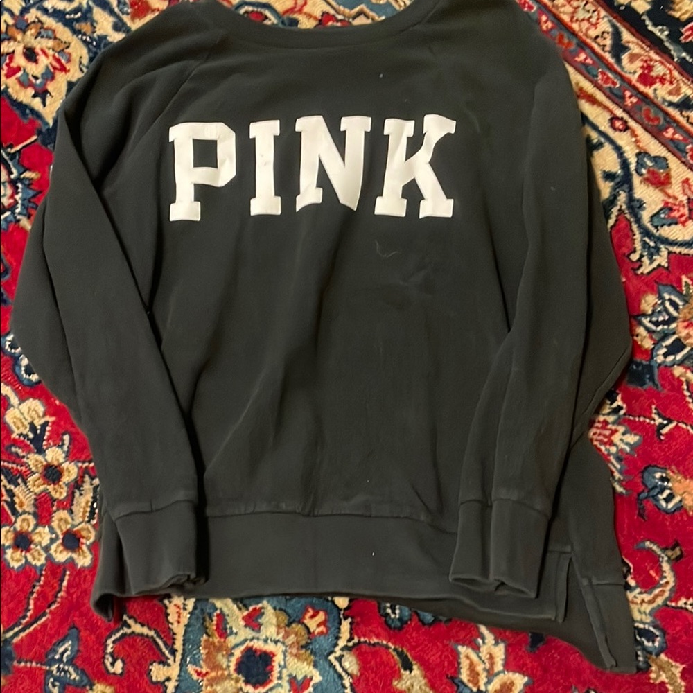 PINK Victoria's Secret Black Sweater